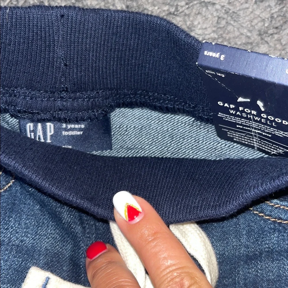 GAP Kids Dark Blue Jeans with Navy Waistband